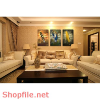 Tranh dán tường lông chim