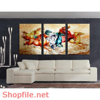 Tranh dán tường bạch mã