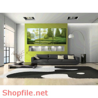 Tranh dán tường rừng cây