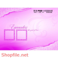 phông ghép ảnh cưới dể thương PSD