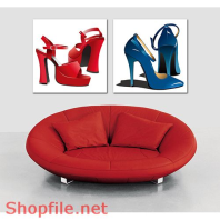 Tranh dán tường giày cao gót