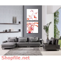 Tranh dán tường hoa cúc nỡ
