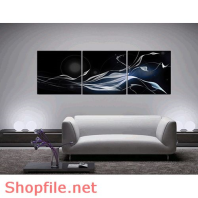 Tranh dán tường khói bay