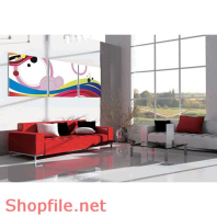 Tranh dán tường  sặc sỡ