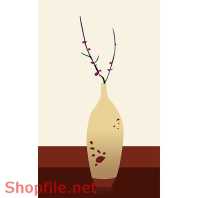 Tranh dán tường đồ gốm