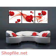Tranh dán tường trái tim
