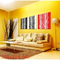 Tranh dán tường sinh động