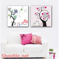 Tranh dán tường cây trái tim