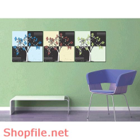 Tranh dán tường cây và hoa