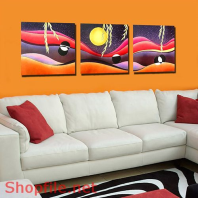 Tranh dán tường mặt trăng