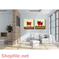 Tranh dán tường gà con