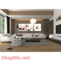 Tranh dán tường hoa lan