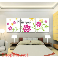 Tranh dán tường miss  you
