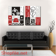 Tranh dán tường hoa cúc