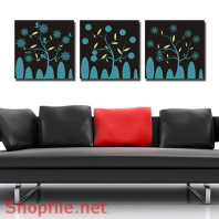 Tranh dán tường hoa văn