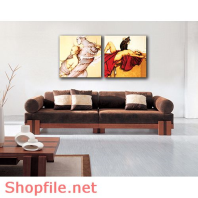 Tranh dán tường cô gái