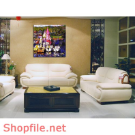 Tranh dán tường lâu đài