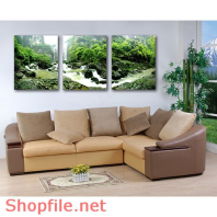 Tranh dán tường dòng sông