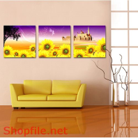 Tranh dán tường hoa hướng dương