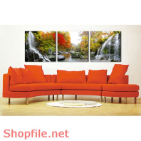 Tranh dán tường thác chảy