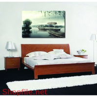 Tranh dán tường con thuyền