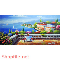 Tranh dán tường lâu đài