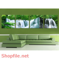 Tranh dán tường suối chảy