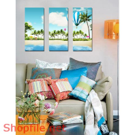 Tranh dán tường hòn đảo