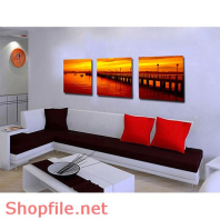 Tranh dán tường hoàng hôn