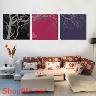 Tranh dán tường cây khô