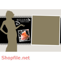 Frame wedding online cực xinh xắn  PSD