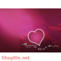 Frame wedding online tình yêu màu hồng  PSD