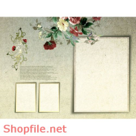 Frame wedding online the old PSD