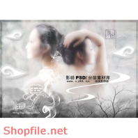 phông ghép khung ảnh cưới đẹp PSD