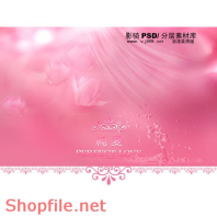 phông ghép khung ảnh cưới tình tứ PSD