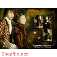 phông ghép khung ảnh cưới cô gái đáng yêu PSD