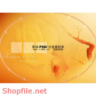 Frame wedding beautiful natural PSD