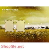 Frame wedding beautiful i love women  PSD