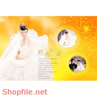 Frame wedding very cute PSD