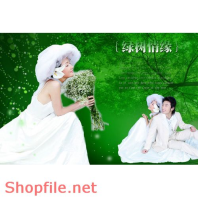 Frame wedding very cute PSD