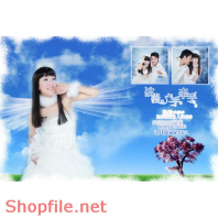 Frame wedding very perfect PSD