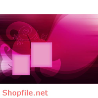 Frame wedding black or white PSD