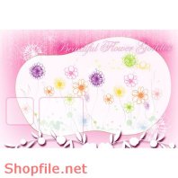 Frame wedding i love you PSD