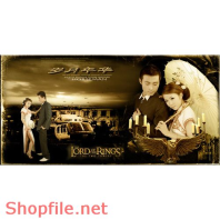 Frame wedding beautiful 0 VNĐ PSD