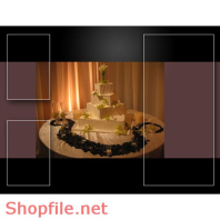 Frame wedding beautiful the black PSD