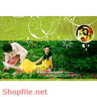 Frame wedding beautiful nước mắt em rơi PSD