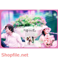 Frame wedding beautiful dân chơi PSD