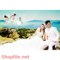 Frame wedding beautiful dân chơi PSD