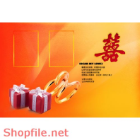 Frame wedding once my life  PSD