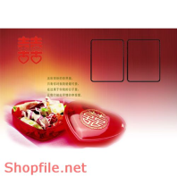 Frame wedding once my life  PSD